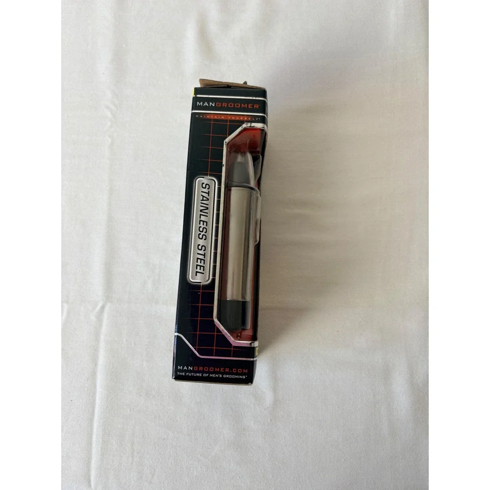 Professional MANGroomer Stainless Steel Detail Groomer Wet Dry 3 Attachments